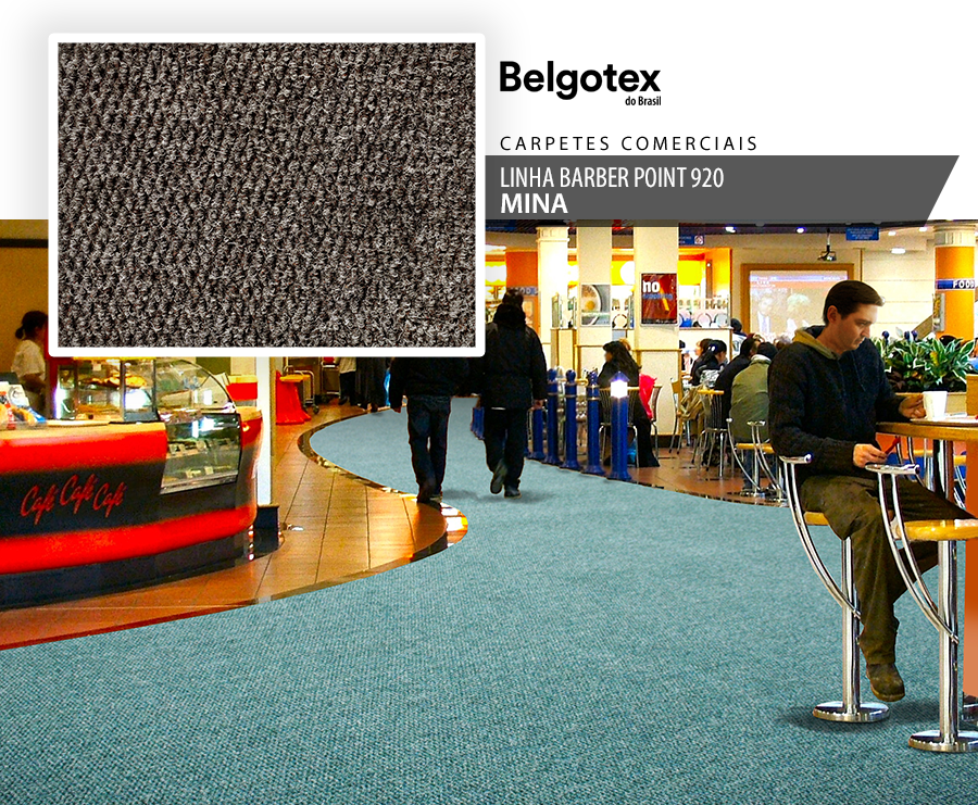 Carpetes Comerciais - Belgotex Berber Point 920 - 01