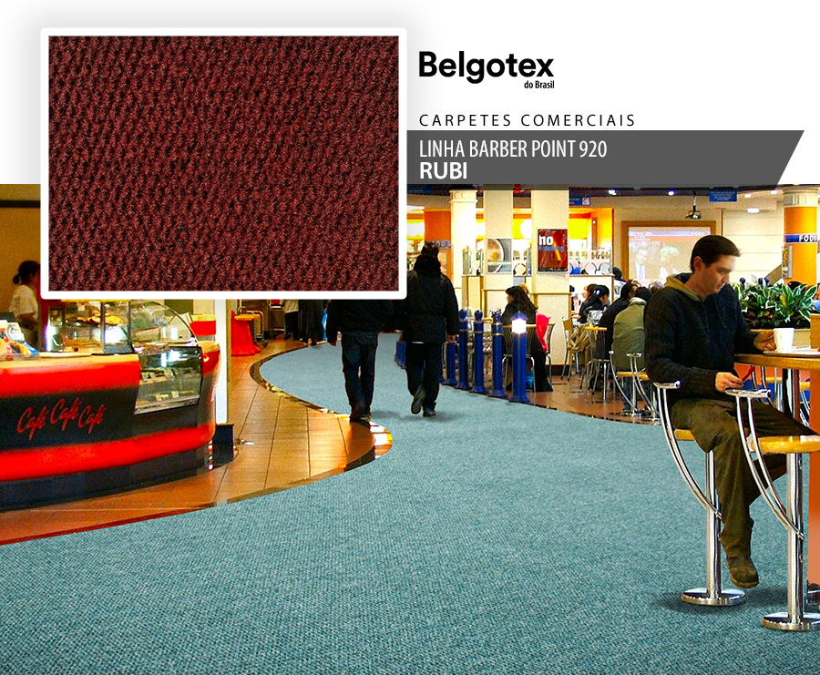 Carpetes Comerciais - Belgotex Berber Point 920 - 07