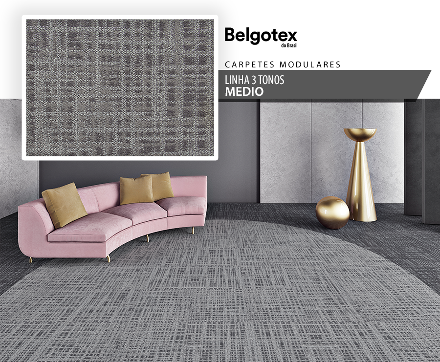 Carpetes Modulares - Belgotex 3 Tonos - 02