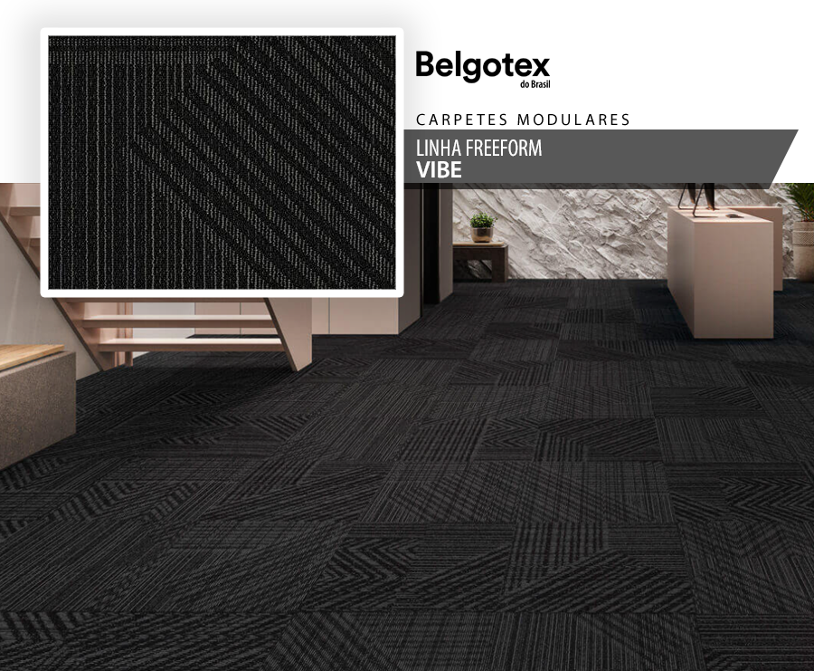 Carpetes Modulares - Belgotex Freeform - Vibe