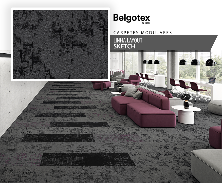 Carpetes Modulares - Belgotex Layout - 01