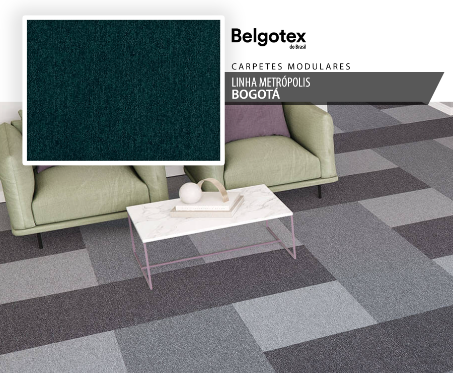 Carpetes Modulares - Belgotex Metrópolis - Bogotá