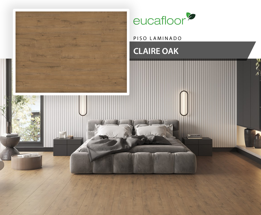 Pisos Laminados - Eucafloor Max Elegance - Claire Oak