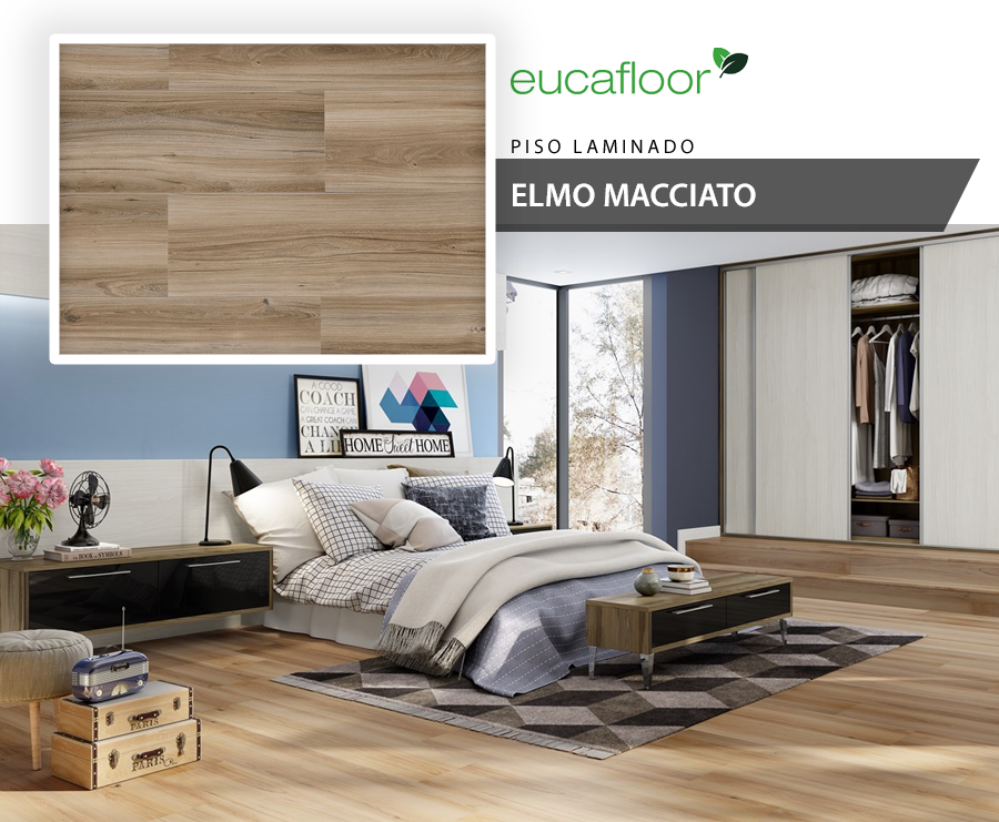 Pisos Laminados - Eucafloor Max Elegance - Elmo Macciato