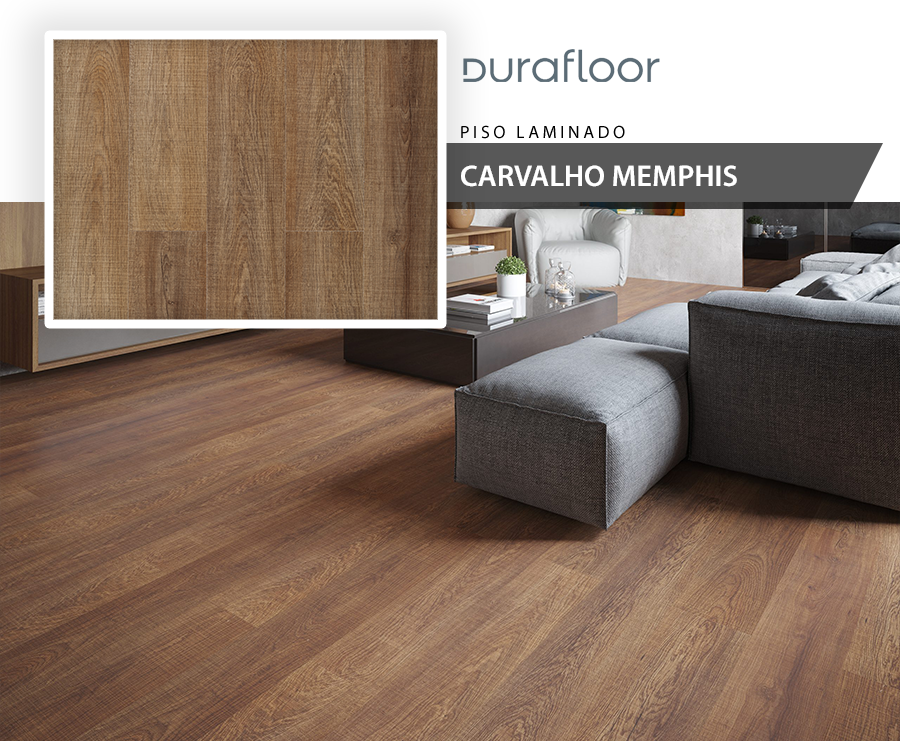 Pisos Laminados - Durafloor Link - Carvalho Memphis