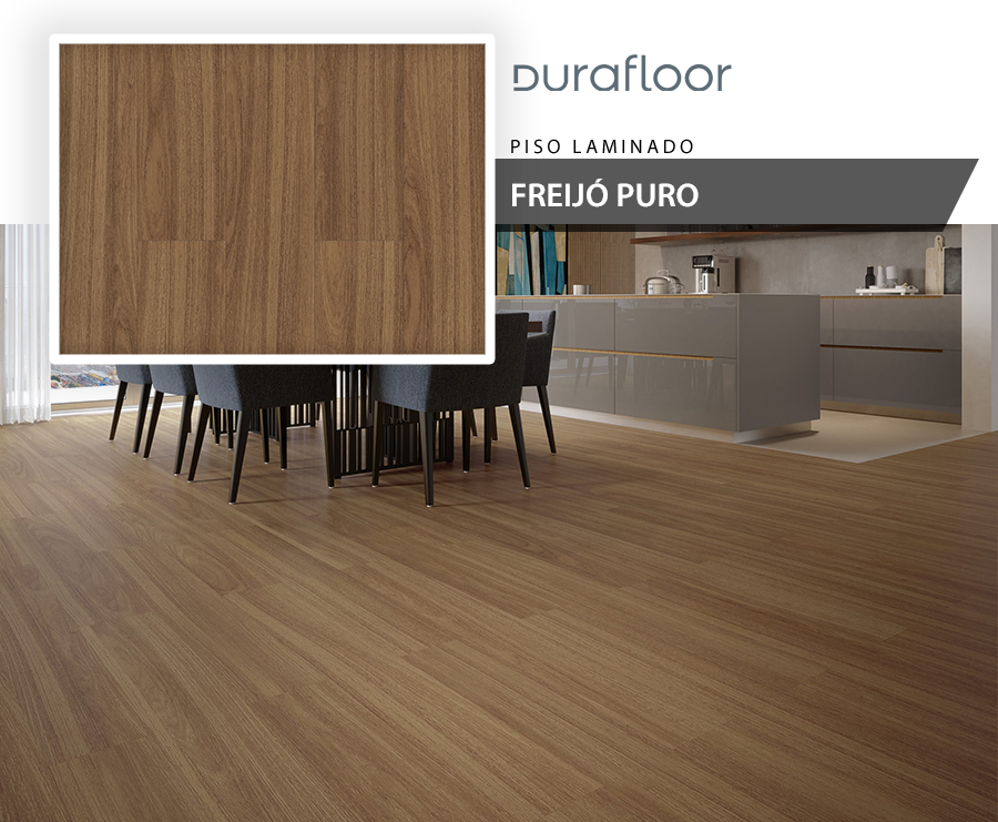 Pisos Laminados - Durafloor Nature - Freijó Puro