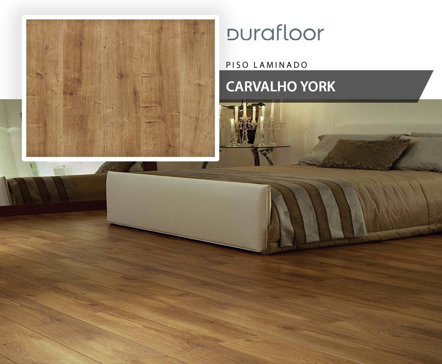 Pisos Laminados - Durafloor New Way - Carvalho York