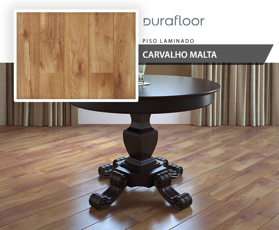 Pisos Laminados - Durafloor Studio - Carvalho Malta