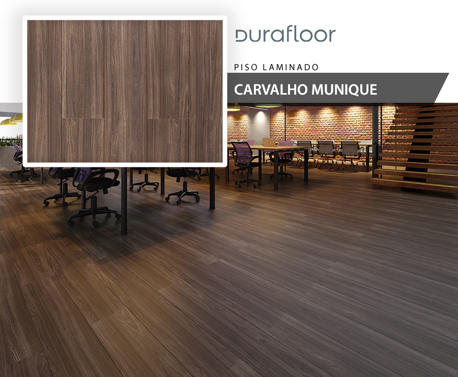 Pisos Laminados - Durafloor Studio - Carvalho Munique