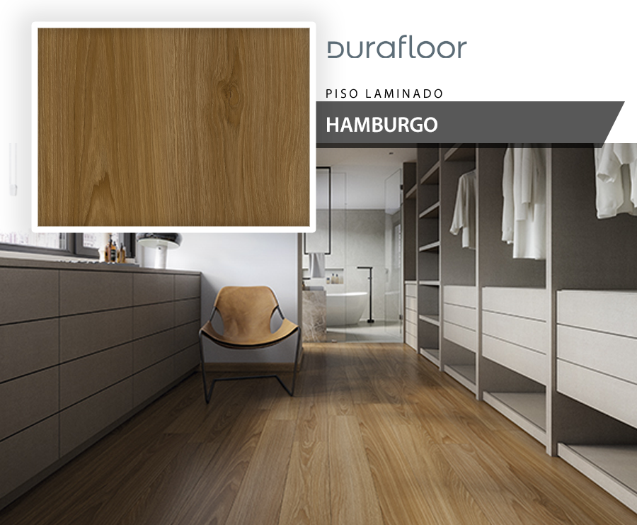 Pisos Laminados - Durafloor Unique - Hamburgo