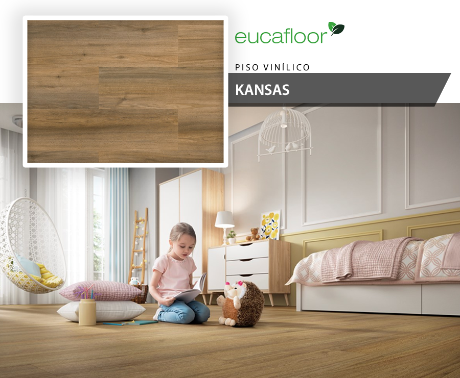 Pisos Vinílicos - Eucafloor Basic - Kansas